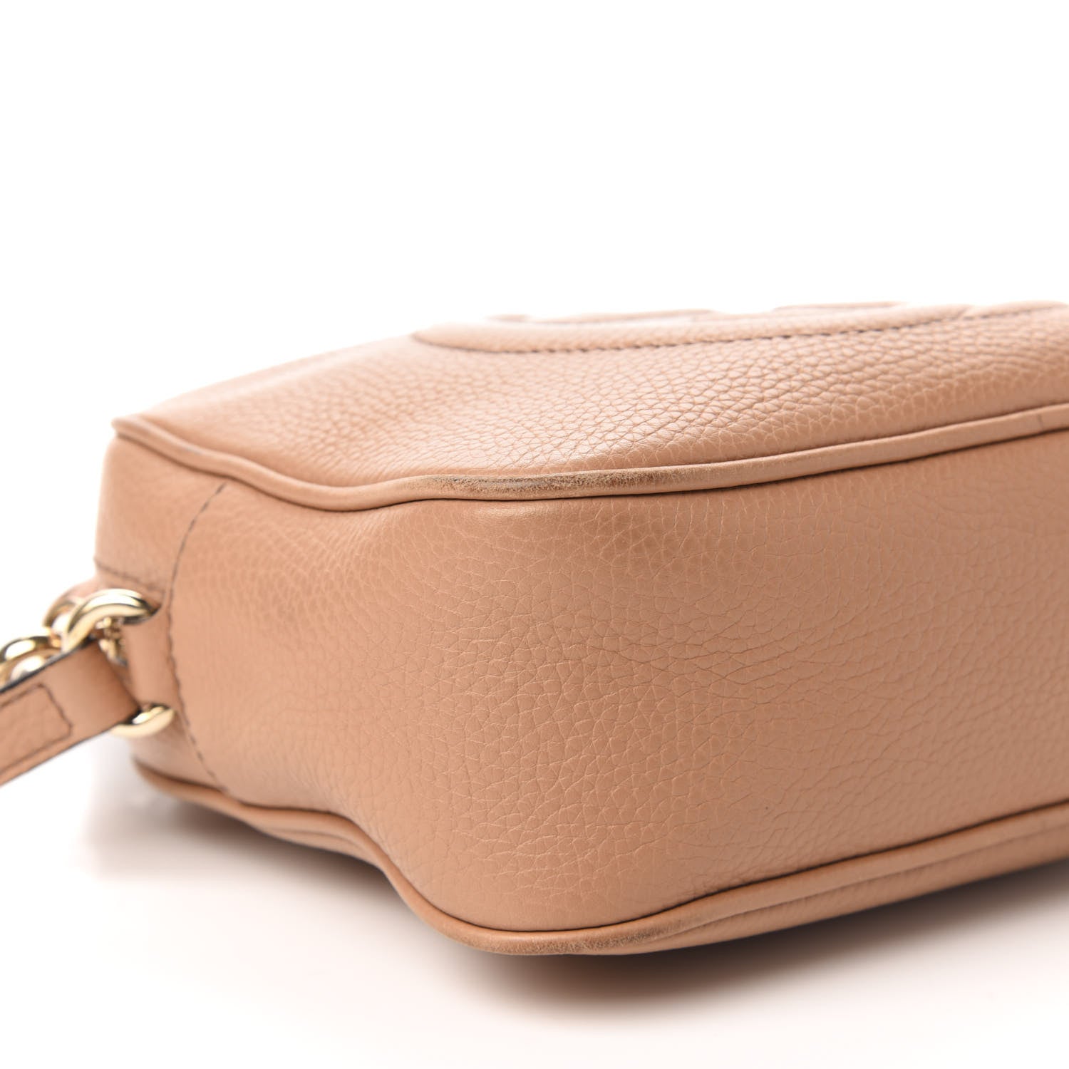 Gucci Pebbled Calfskin Small Soho Disco Bag Camelia 6 of 11