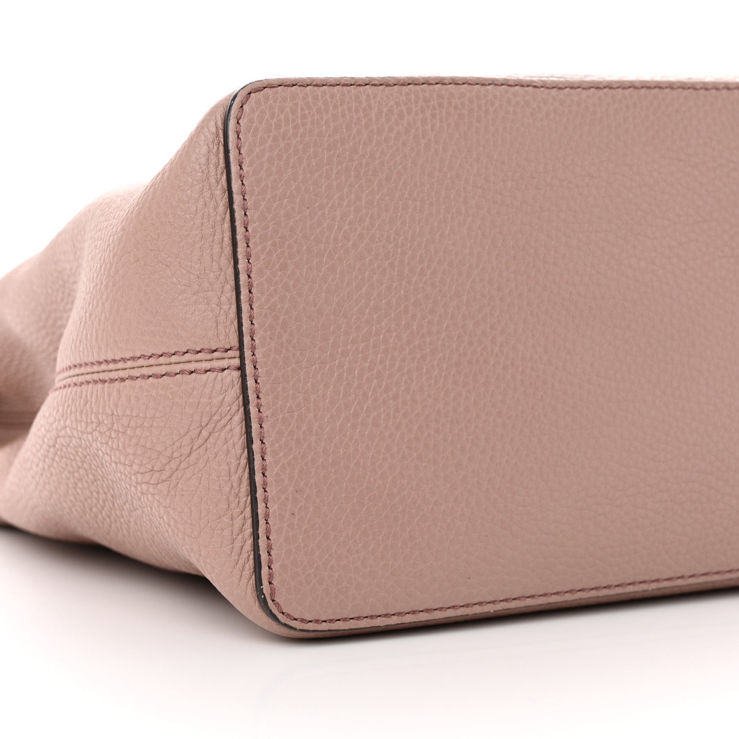 Gucci Pebbled Calfskin Large Soho Hobo Camelia 9 of 12