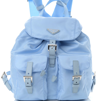 Prada Tessuto Nylon Vela Small Backpack Celeste 10 of 16
