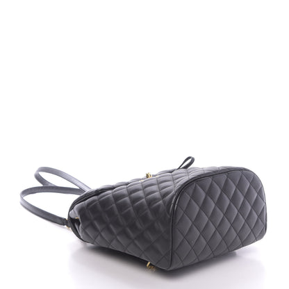 Chanel Calfskin Quilted Small Urban Spirit Backpack Black 3 of 11