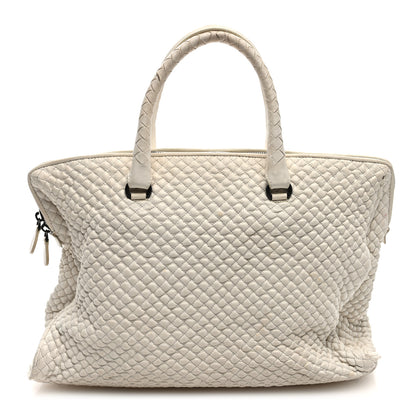 Bottega Veneta Nappa Bubble Quilted Tote Tote White 1 of 9