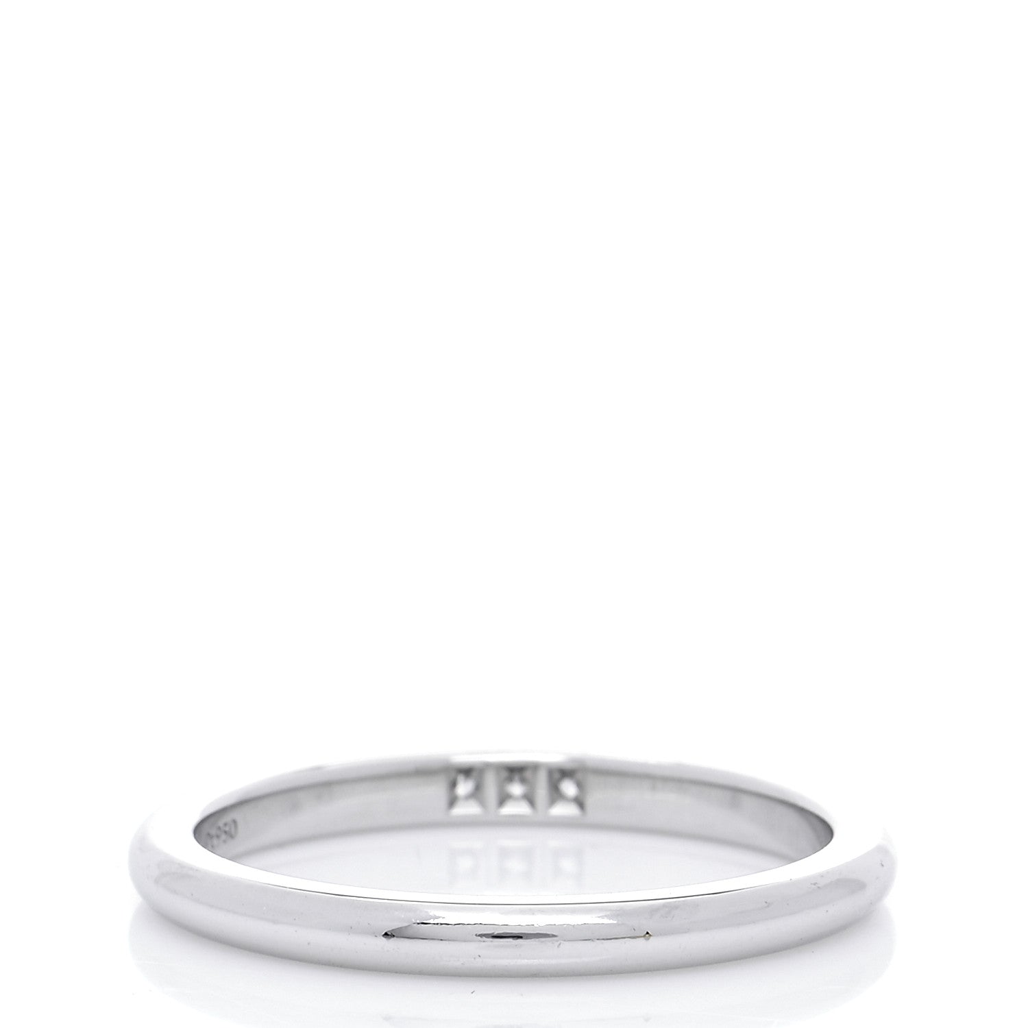 Tiffany Platinum Diamond 2mm Classic Wedding Band Ring 51 5.75 3 of 5