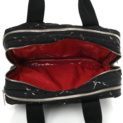 Chanel Nylon Travel Duffel Bag Black 5 of 12