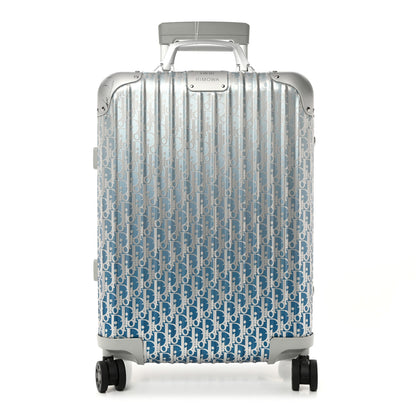 Christian Dior X RIMOWA Aluminum Gradient Cabin Luggage Blue Multi 1 of 16