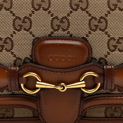 Gucci Monogram Lady Web Convertible Wallet Beige Cuir 7 of 10