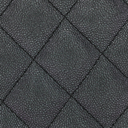 Chanel Iridescent Caviar Quilted Round Clutch With Chain Black 8 of 11