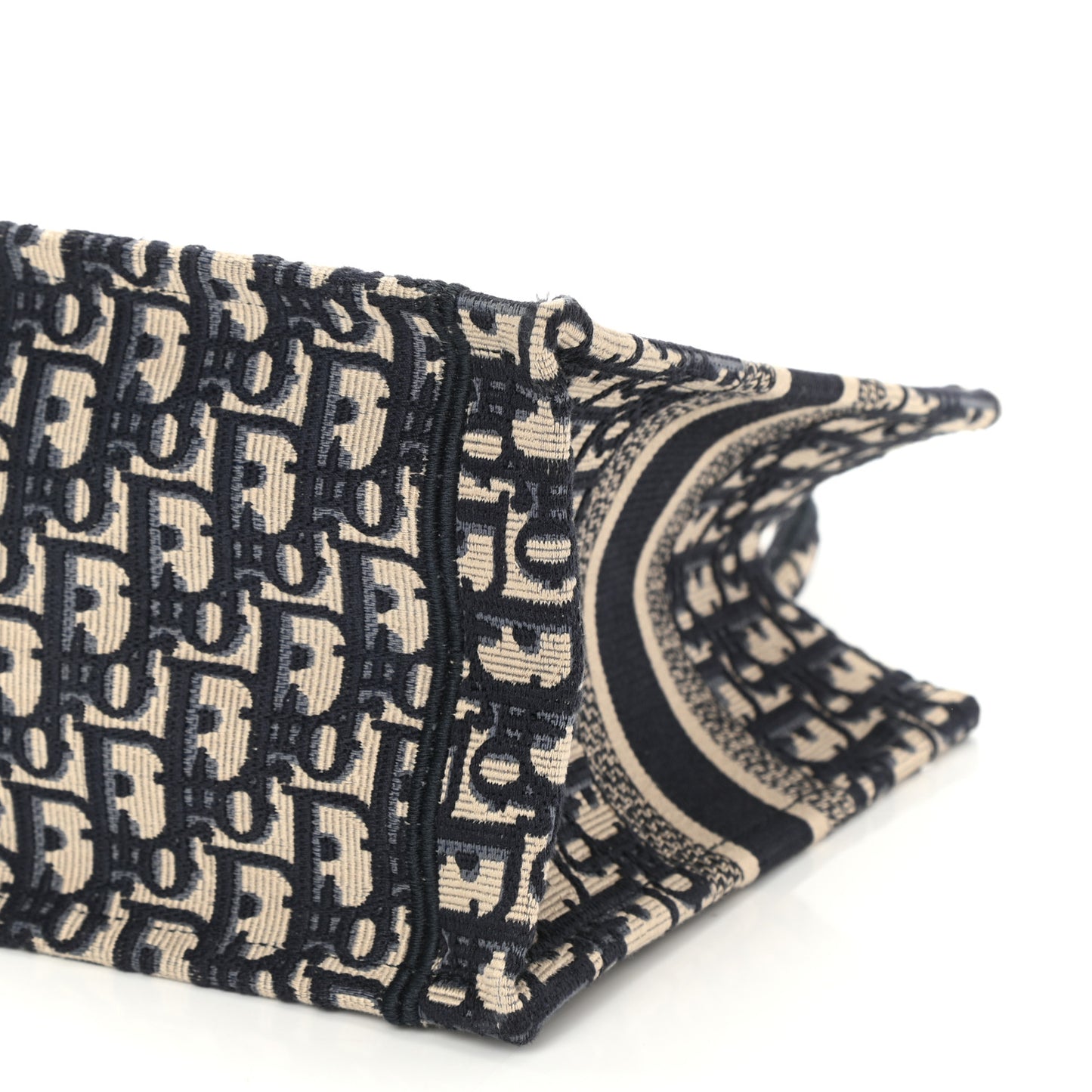 Oblique Small Book Tote Blue Multicolor