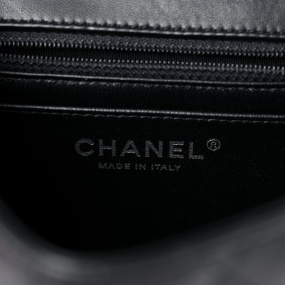 Chanel Lambskin Quilted Mini Square Flap Black 6 of 10