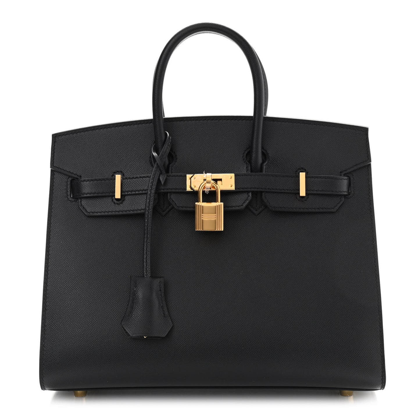 Madame Calfskin Birkin Sellier 25 Black