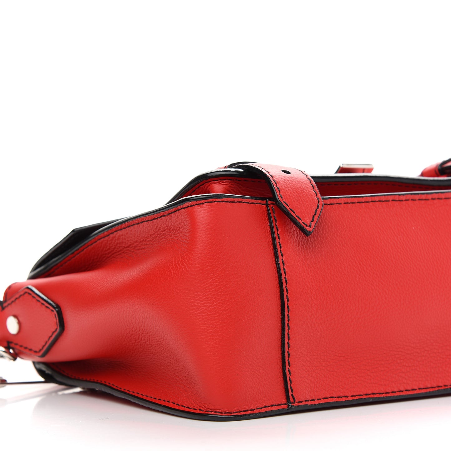 Grainy Calfskin Tiny PS1 Satchel Geranium