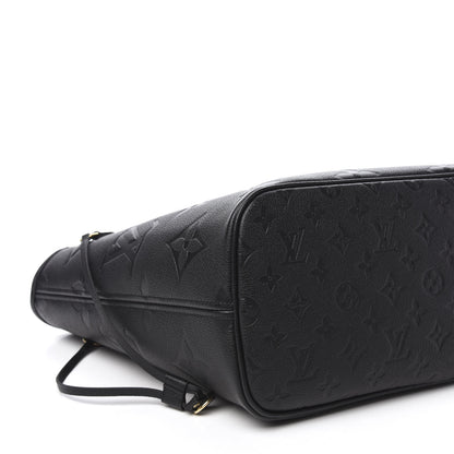 Louis Vuitton Empreinte Monogram Giant Neverfull MM Black 7 of 12