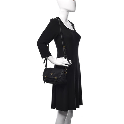 Prada Nylon Tessuto Saffiano Crossbody Black 2 of 13