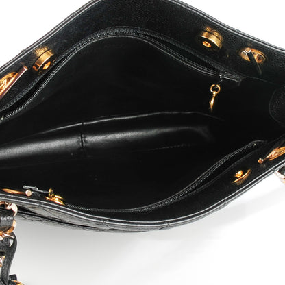 Chanel Caviar Quilted Shoulder Bag Black 6 of 8