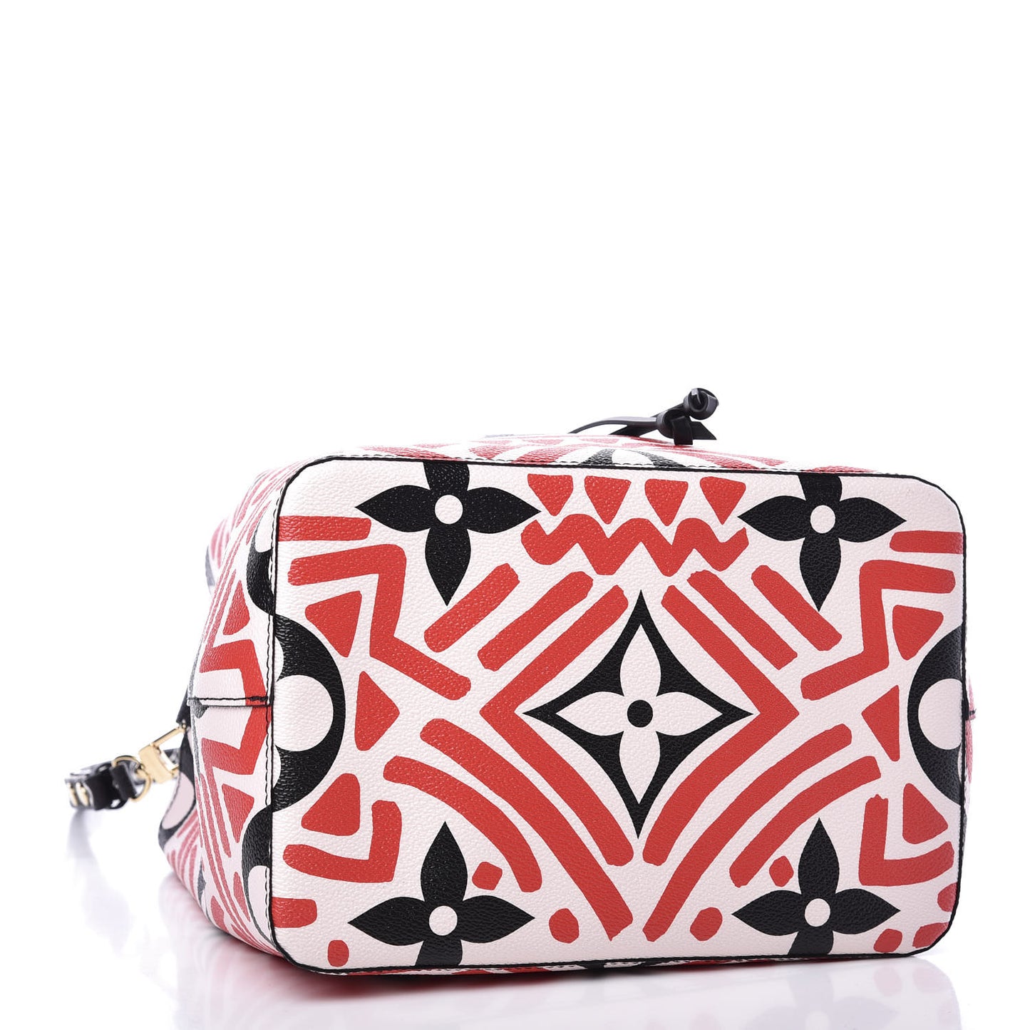 Monogram Giant Crafty NeoNoe MM Creme Rouge Black