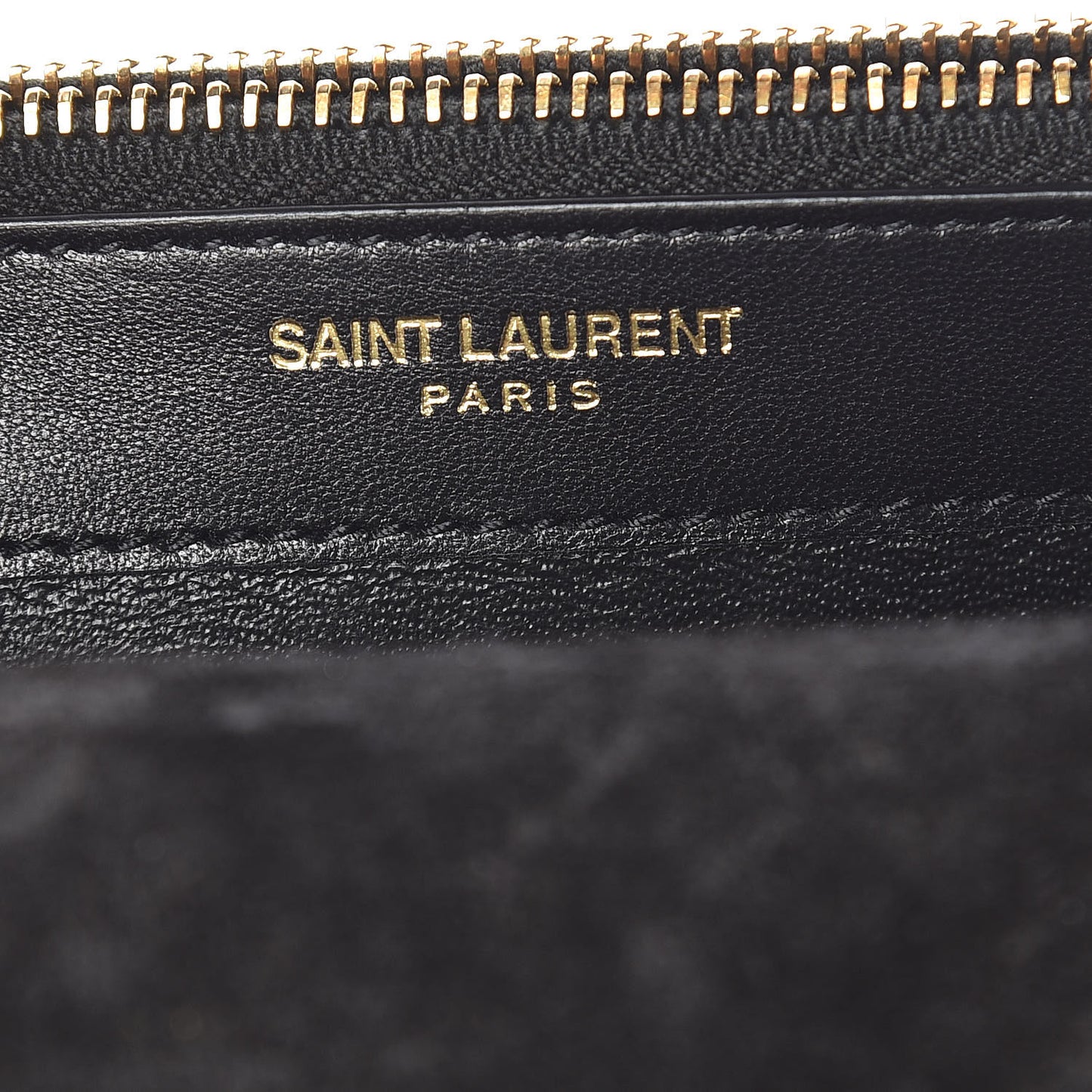 Laminated Calfskin Classic Monogram Kate Tassel Chain Wallet Green