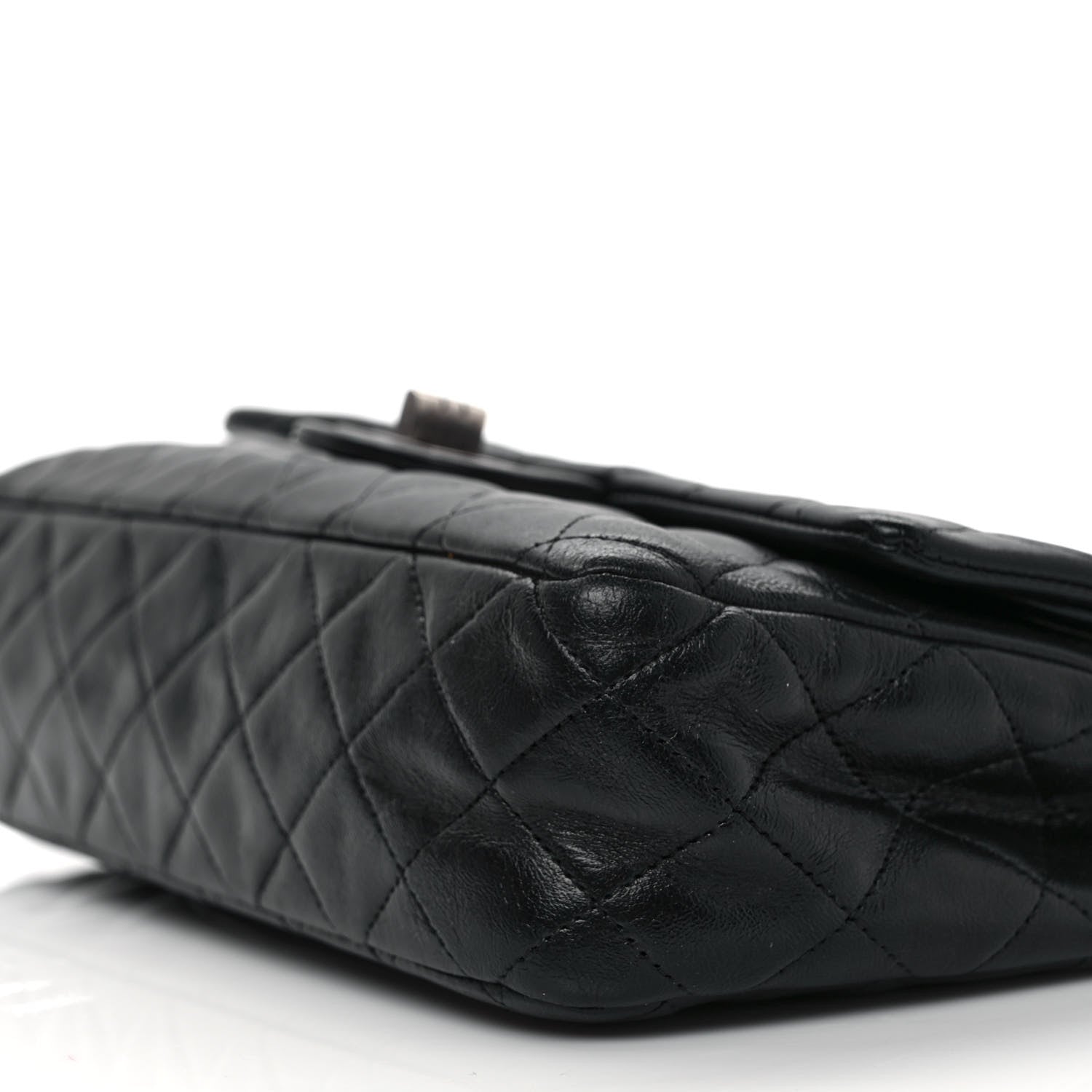 Chanel Lambskin Quilted Medium Hybrid Reissue Flap Black 9 of 14