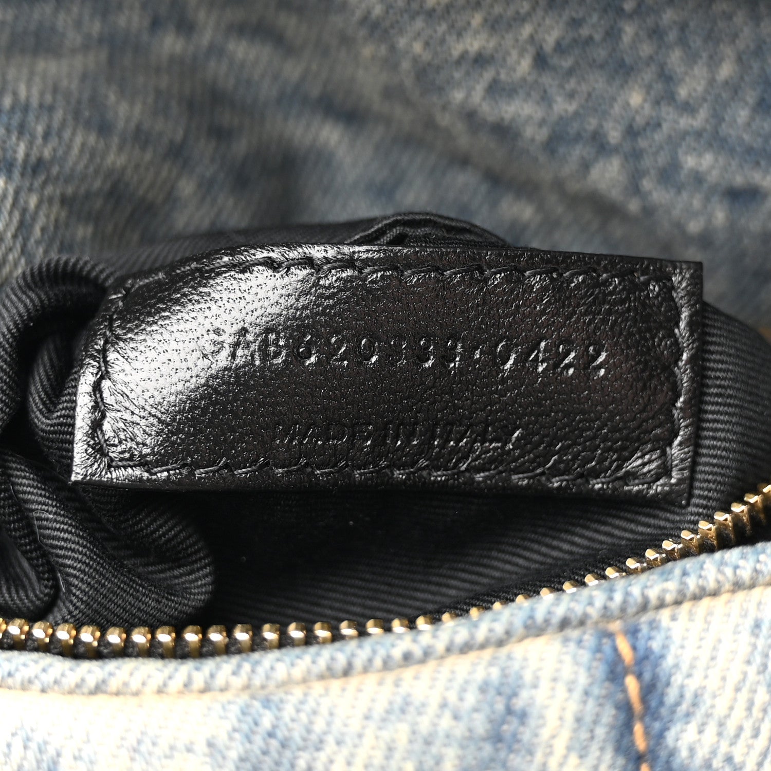 Saint Laurent Denim Quilted Toy Loulou Puffer Monogram Chain Satchel Blue Cinnamon 7 of 11