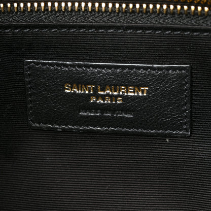 Saint Laurent Lambskin Matelasse Monogram Medium Niki Chain Satchel Nude Powder 7 of 10