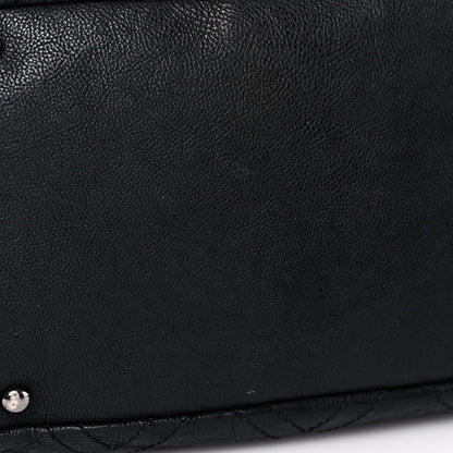 Chanel Calfskin Large Diamond Stitch Tote Black 19 of 25