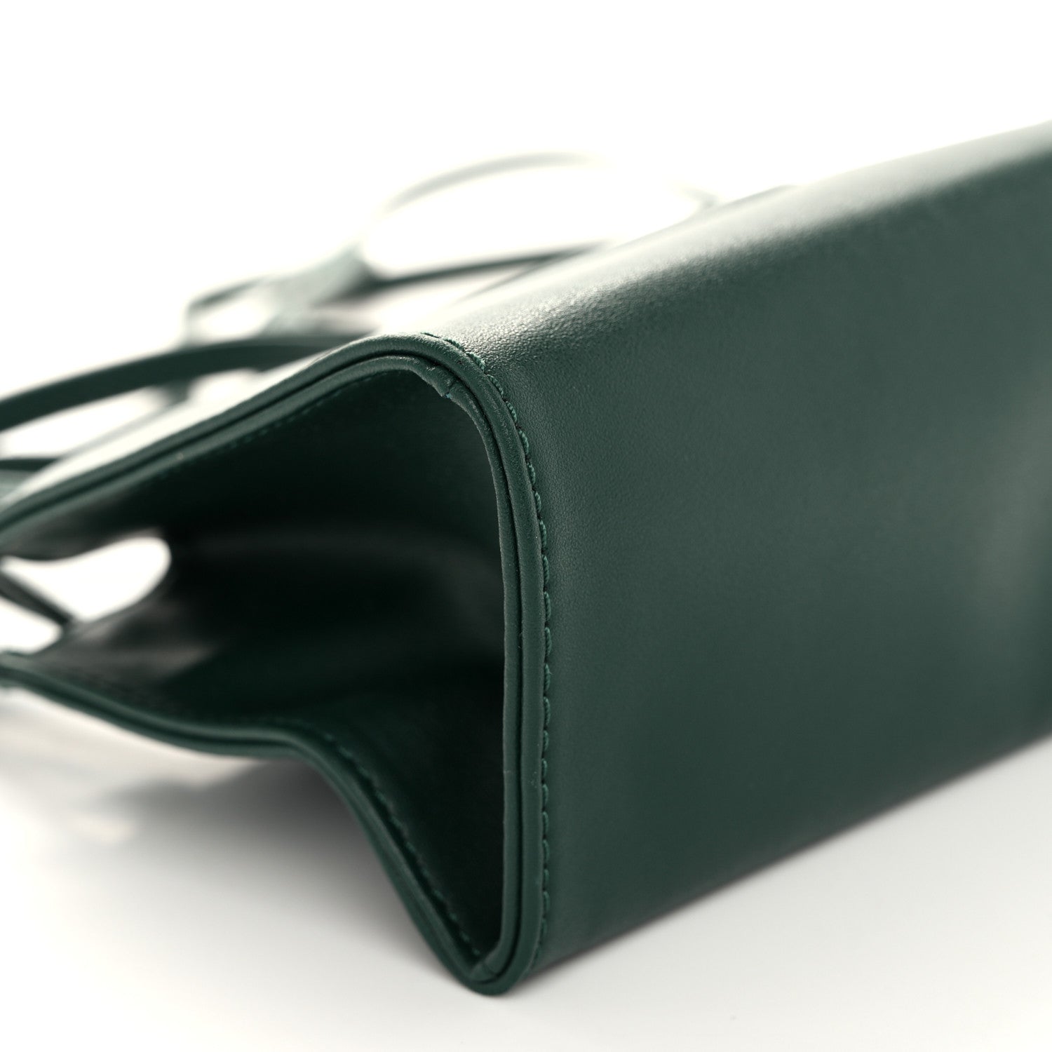 Telfar Vegan Leather Small Shopping Bag Dark Olive 8 of 9