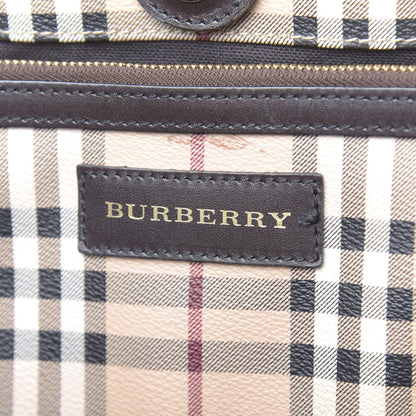 Burberry Haymarket Check Small Canterbury Tote Chocolate 6 of 12