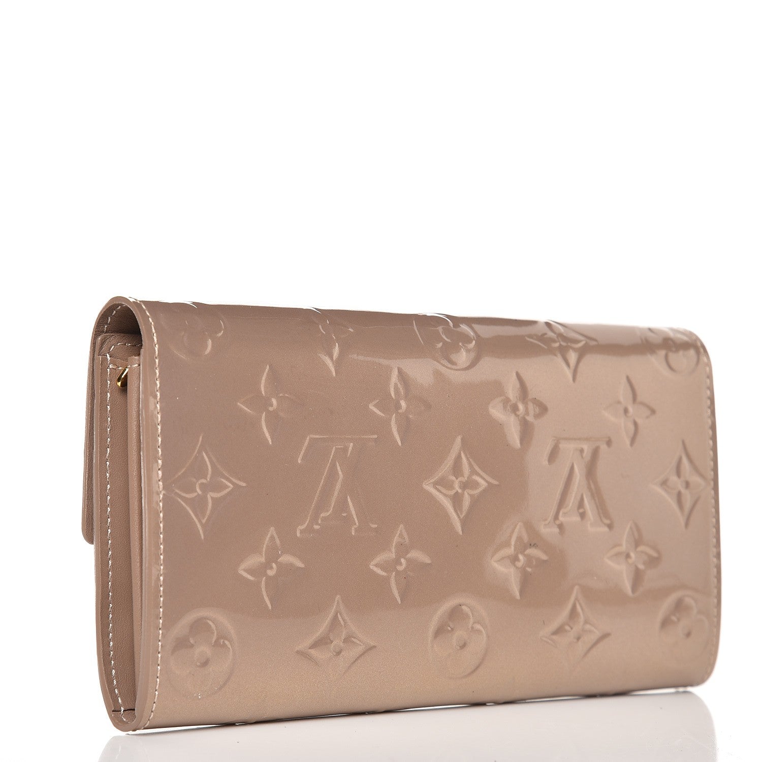 Louis Vuitton Vernis Sarah Wallet Beige Poudre 3 of 9