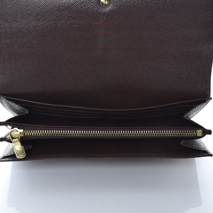 Louis Vuitton Damier Ebene Sarah Wallet 7 of 8