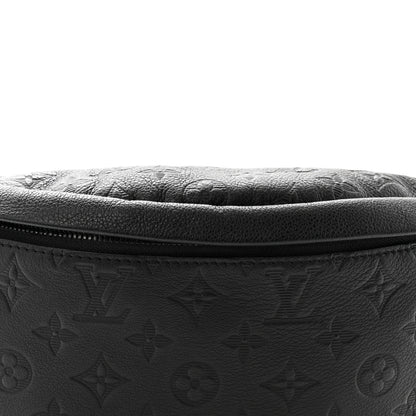 Louis Vuitton Calfskin Monogram Shadow Discovery Bumbag Black 7 of 9