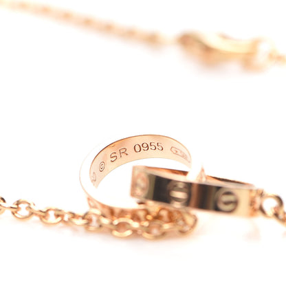 Cartier 18K Pink Gold Interlocking LOVE Necklace 5 of 5