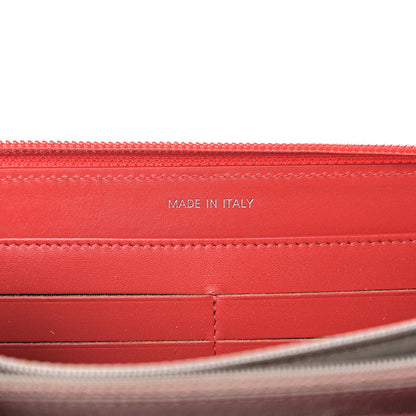 Chanel Caviar Large Timeless CC Gusset Zip Around Wallet Orange 6 of 12