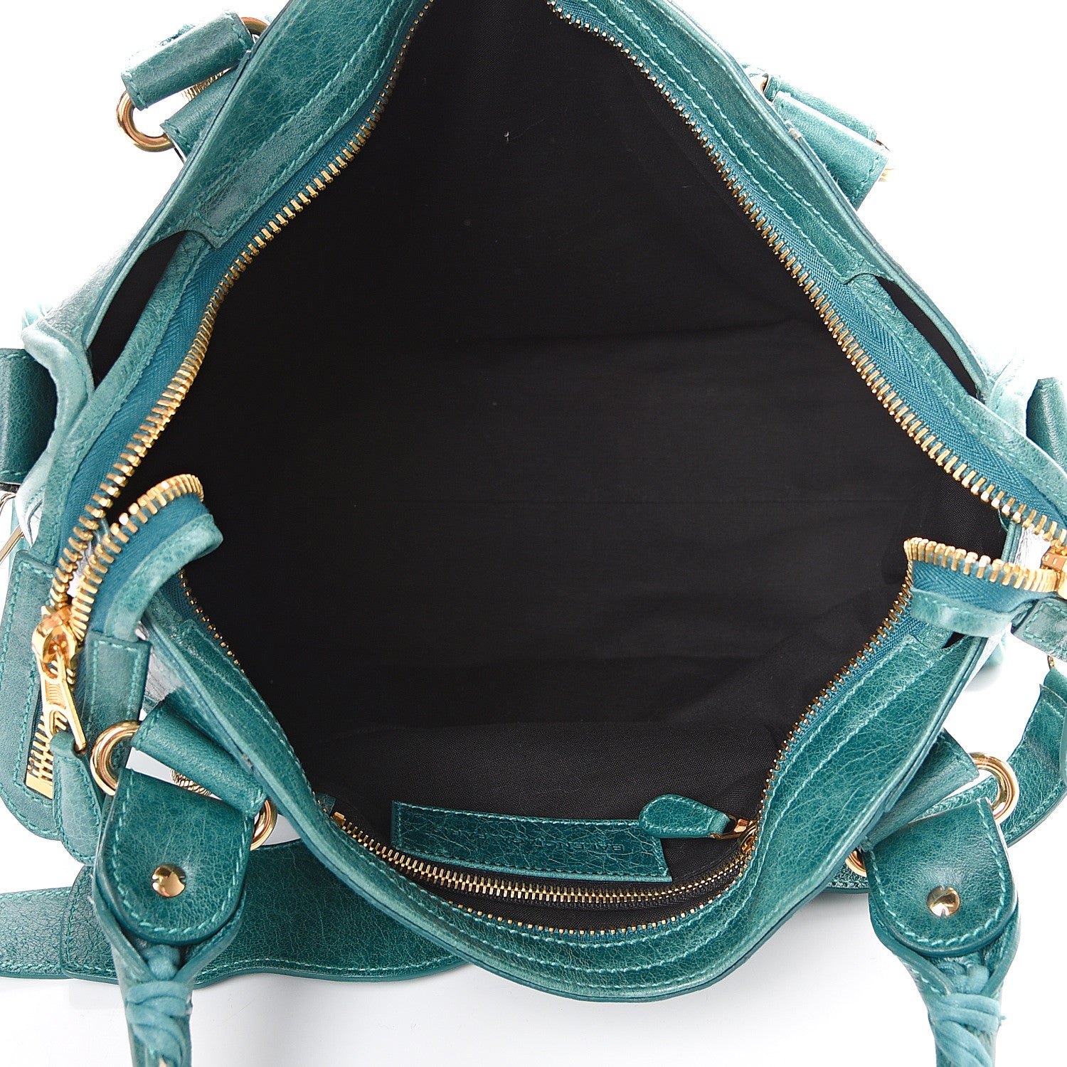 Balenciaga Agneau Giant 21 Gold Hardware City Aquamarine 4 of 17