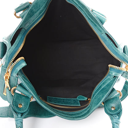 Balenciaga Agneau Giant 21 Gold Hardware City Aquamarine 4 of 17