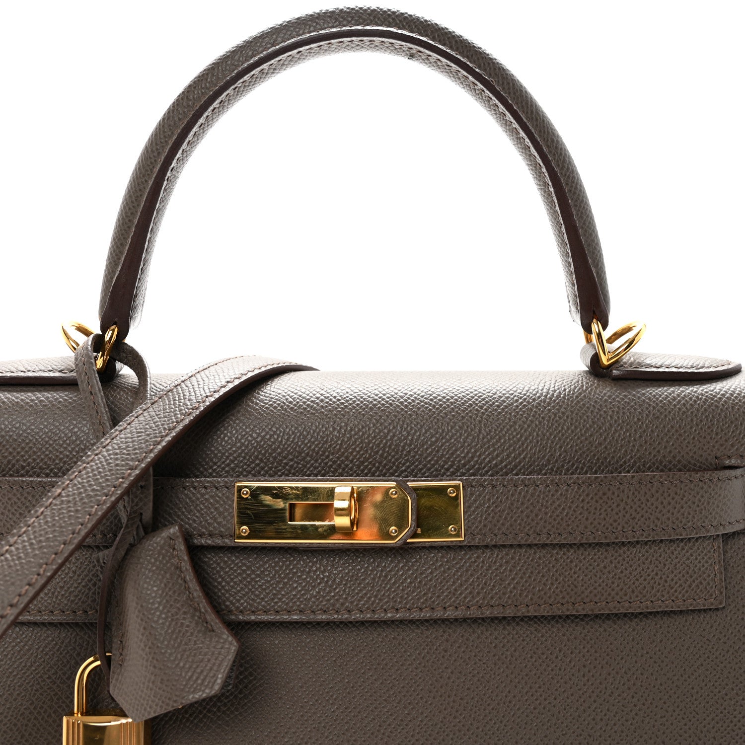 Hermes Epsom Kelly Sellier 28 Etain 8 of 10