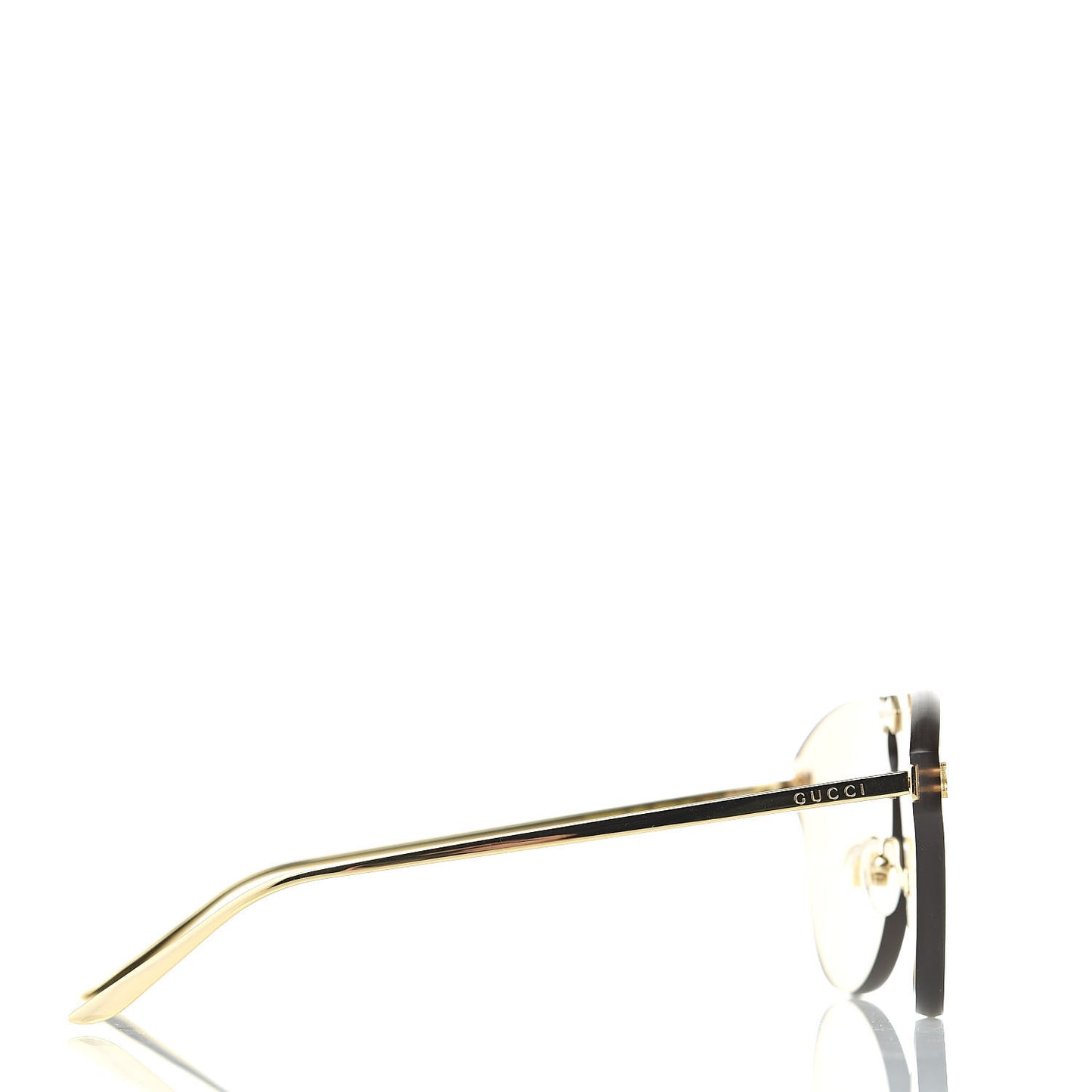 Rimless Sunglasses GG0354S Gold