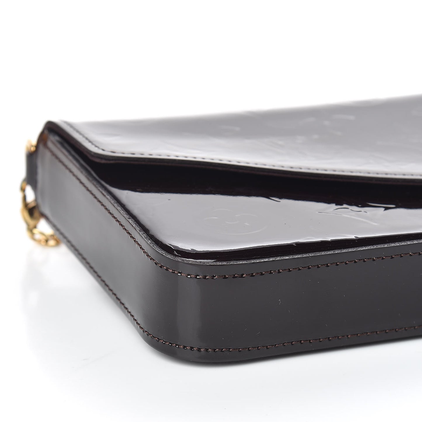 Vernis Pochette Felicie Chain Wallet Amarante
