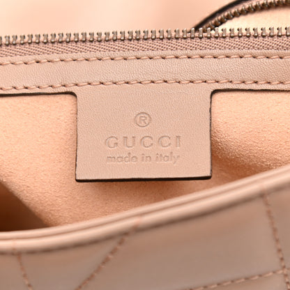 Gucci Calfskin Matelasse Studded Mini Pearly GG Marmont Shoulder Bag Porcelain Rose 6 of 11