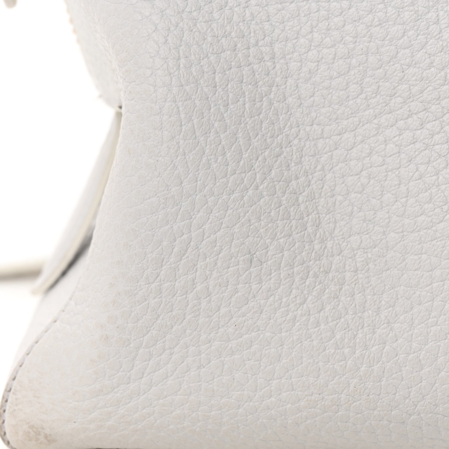 Burberry London Grainy Calfskin Small Greenwood Bowling Bag White 18 of 22