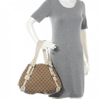Gucci Monogram Small Pelham Shoulder Bag Ivory 2 of 7