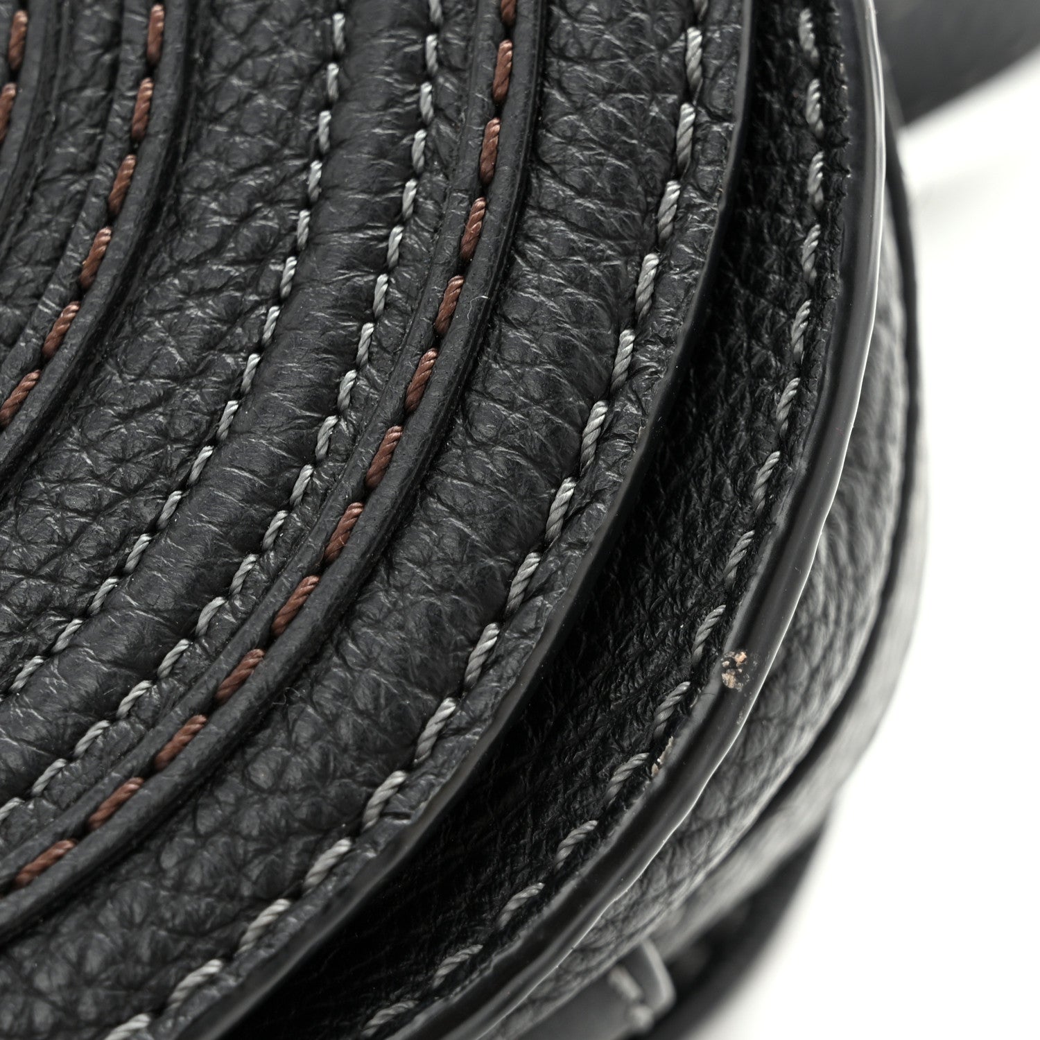 Chloe Grained Calfskin Small Marcie Saddle Bag Black 11 of 15