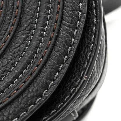Chloe Grained Calfskin Small Marcie Saddle Bag Black 11 of 15