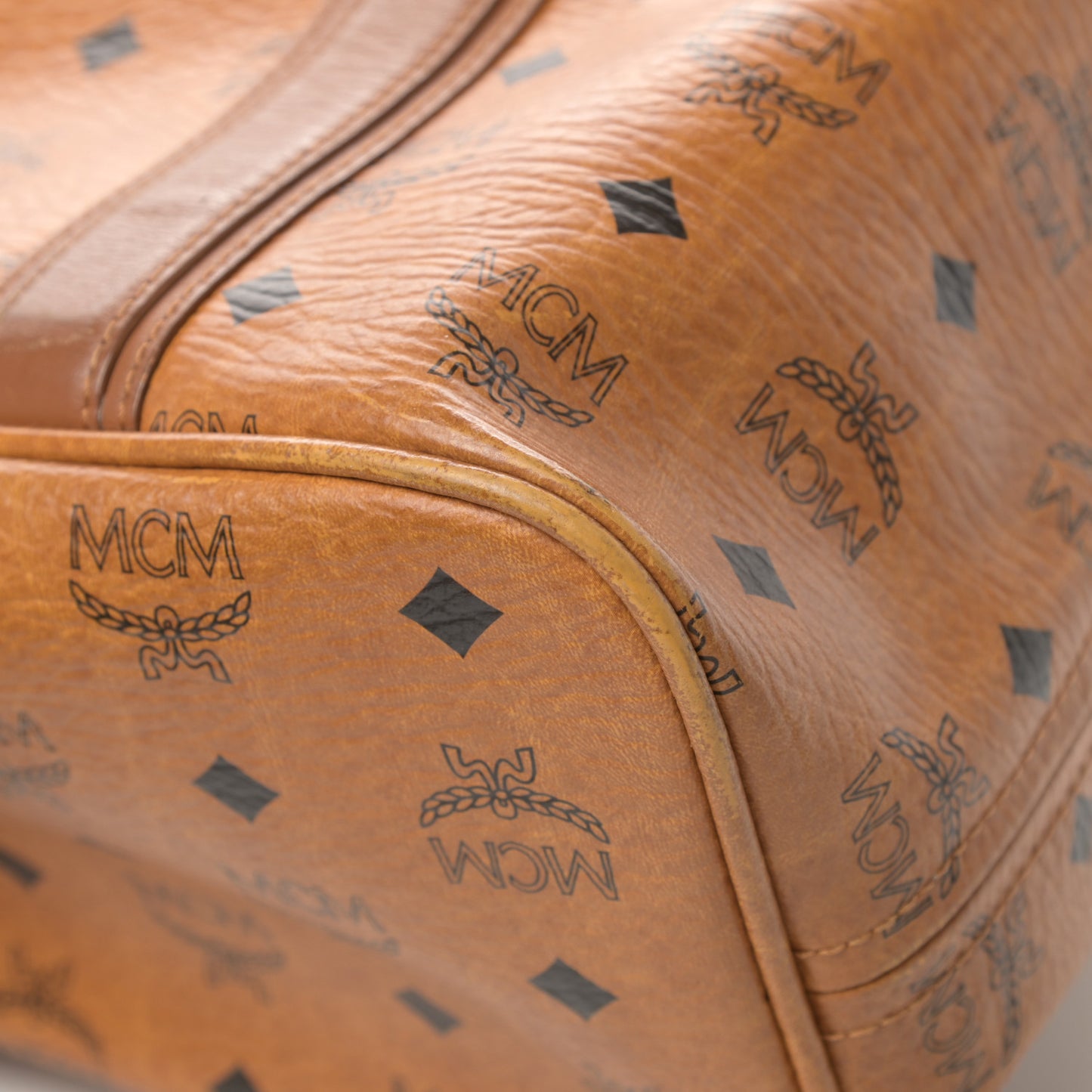 Visetos Shopping Tote Cognac