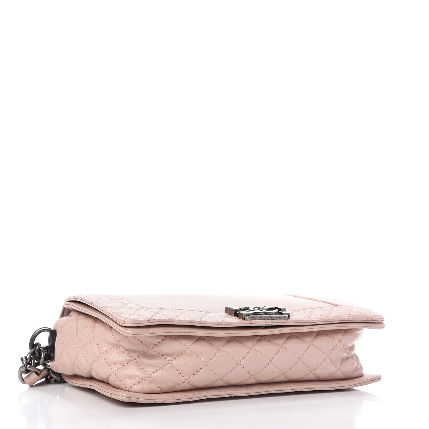 Calfskin New Medium Boy Reverso Flap Light Pink