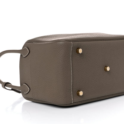 Hermes Taurillon Clemence Lindy 26 Etoupe 8 of 10