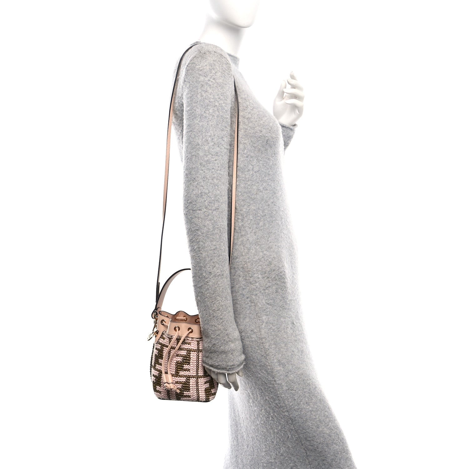 Fendi Raffia Vitello King F is Fendi FF Crochet Mini Mon Tresor