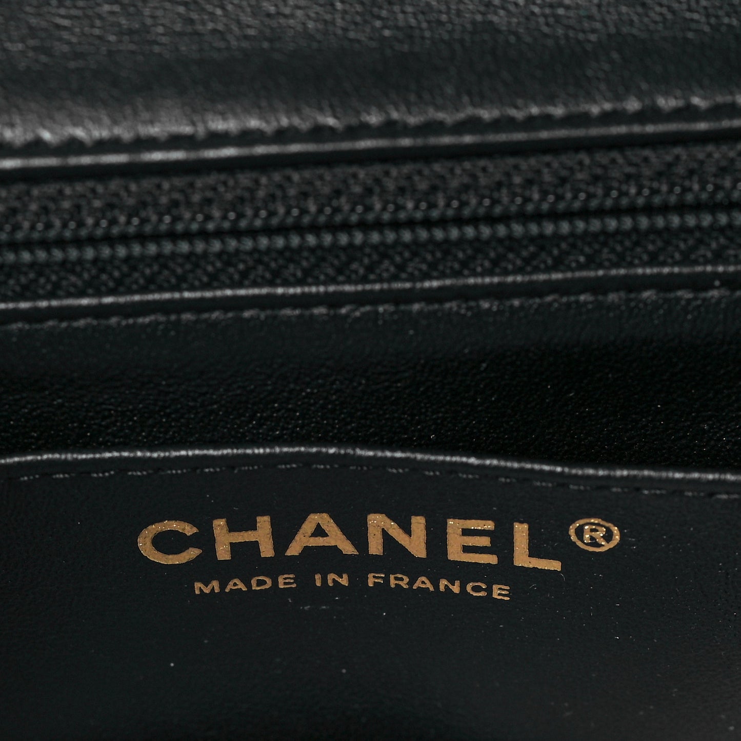 Lambskin Quilted Egyptian Amulet Mini Rectangular Flap Black