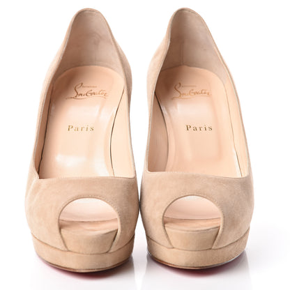 Christian Louboutin Suede Altadama 100 Pumps 39 Nude 2 of 14