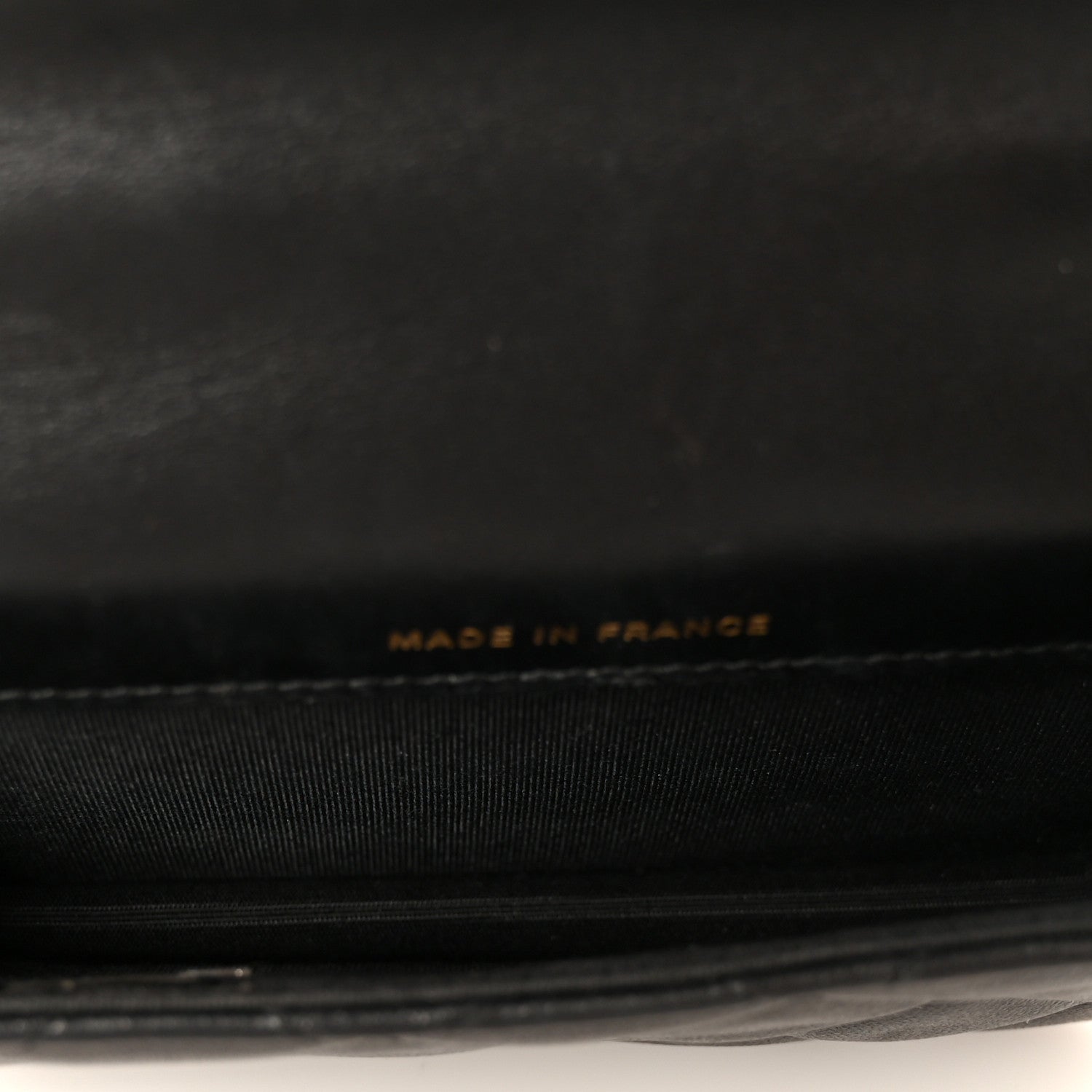 Chanel Lambskin Quilted Top Handle Flap Coin Purse With Chain Black 4 of 11