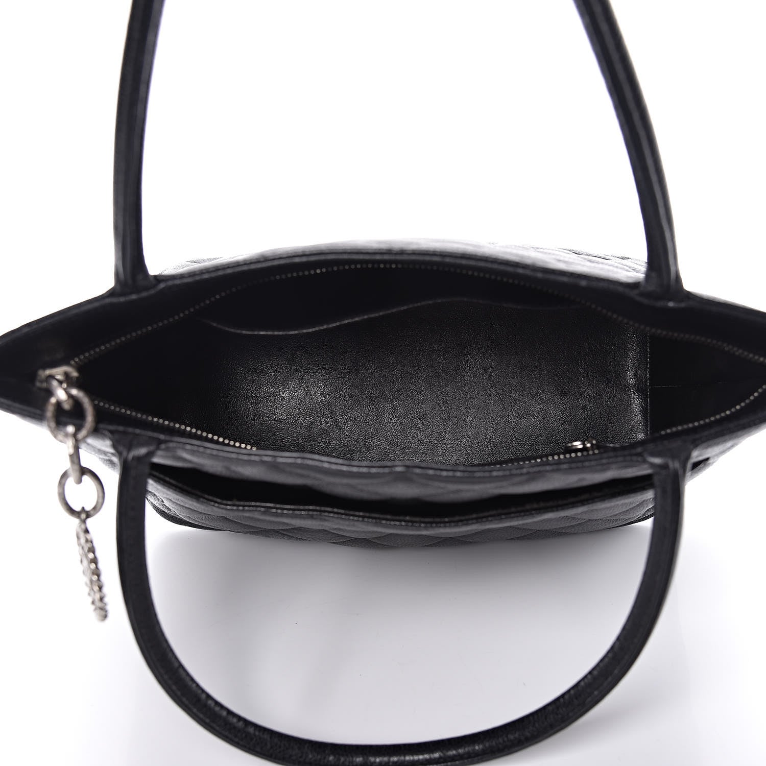 Chanel Caviar Quilted Medallion Tote Black 5 of 16