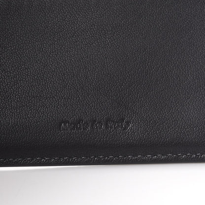 Celine Grained Calfskin Bi-Fold Wallet Black 7 of 8