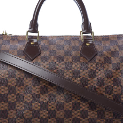 Louis Vuitton Damier Ebene Speedy Bandouliere 30 8 of 10